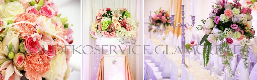 Rosa weiss uljana kocher dekoration hochzeit